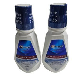 3D Glamorous White Alcohol Free Whitening Mouthwash, Fresh Mint 16 oz Quantity 2